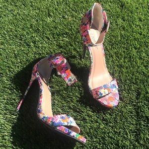 Floral JUSTFAB Heels 🎀